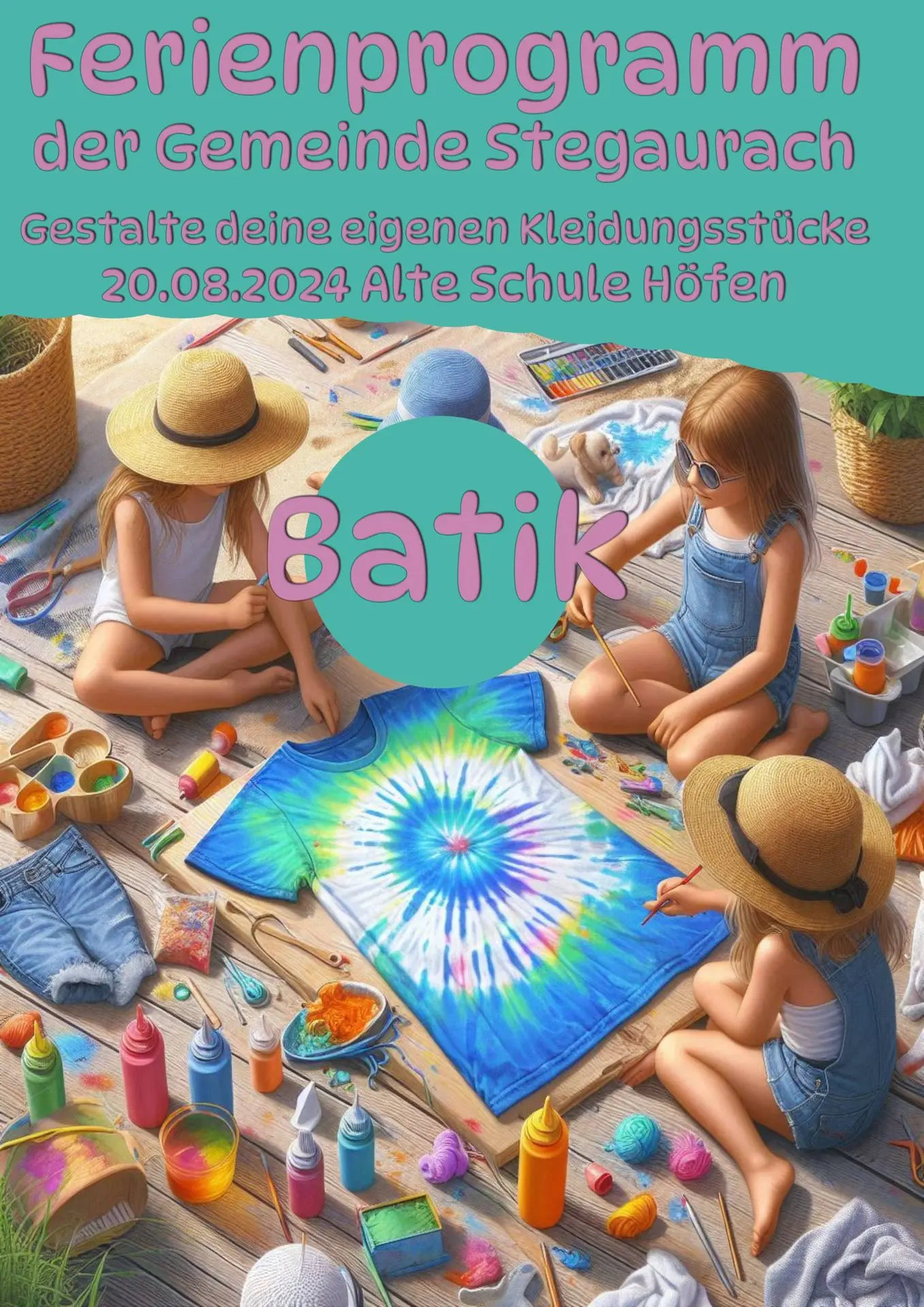 Ferienprogramm Batik